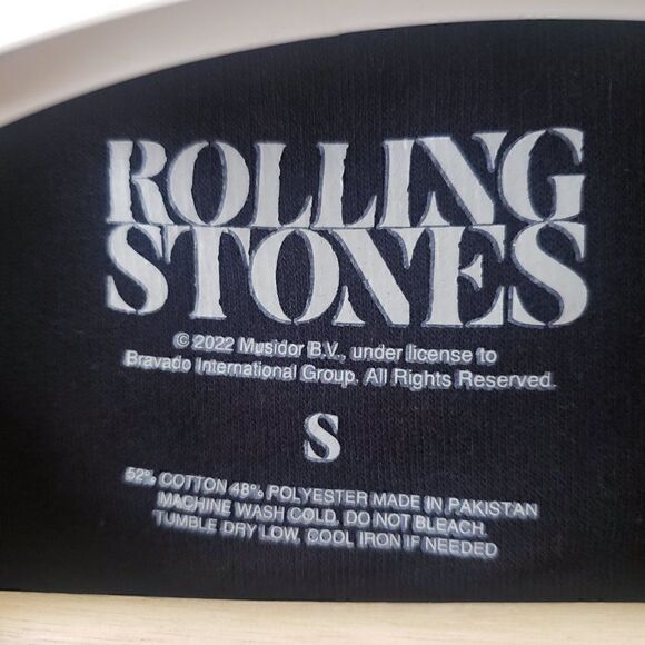 NEW Rolling Stones Crewneck Sweatshirt Size S Womens Spiked Toung Mouth … - Picture 5 of 6